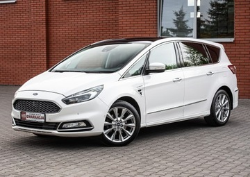 Ford S-Max II Van 2.0 EcoBlue 190KM 2019 Ford S-max 2.0d 190PS Vignale Full Opcja Biala Perla 7-osob Gwarancja fv23%, zdjęcie 37