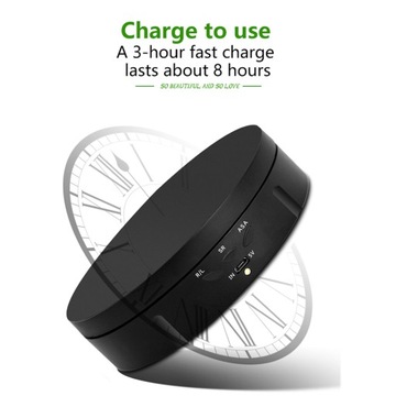 Электрический вращающийся на 360° поворотный стол с зарядкой через USB