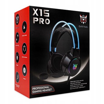 ONIKUMA X15 pro ИГРОВЫЕ НАУШНИКИ RGB МИКРОФОН