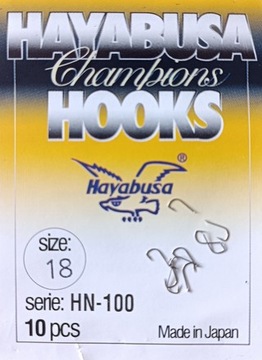 Haczyki Hayabusa Champions HN100 nr 18