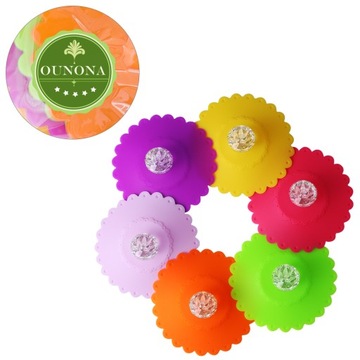 SILIKONOWE POKRYWKI NA FILIŻANKI GORĄCYCH NAPOJÓW SZKLANKA DO KAWY 2 SZT