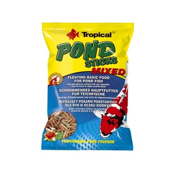 Pokarm dla ryb Tropical Pond Sticks Mixed 90 g