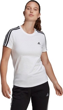 KOSZULKA DAMSKA ADIDAS ESSENTIALS SLIM T-SHIRT BIAŁA GL0783 r XS