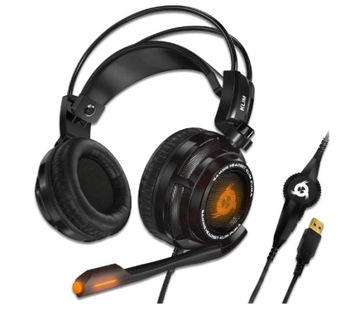 Słuchawki nauszne gamingowe Klim Puma 7.1 USB