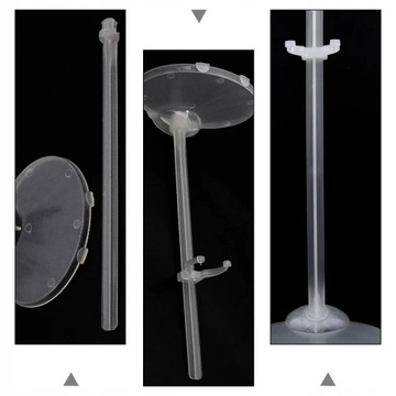 Прозрачная подставка для куклы с игрушкой