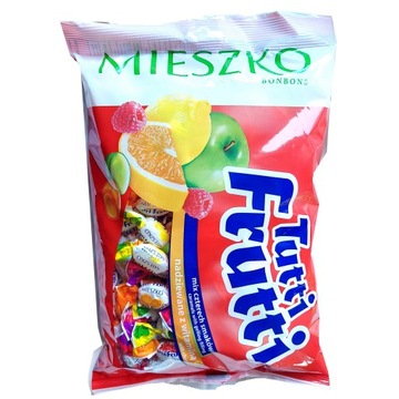 КОНФЕТЫ MIESZKO TUTTI FRUTTI - 4 ВКУСА - 1 кг x2