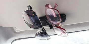 ДВОЙНОЙ ДЕРЖАТЕЛЬ АВТОМОБИЛЬНЫХ СОЛНЦЕЗАЩИТНЫХ ОЧКОВ ЗАЖИМ ДЛЯ СОЛНЦЕЗАЩИТНЫХ ОЧКОВ