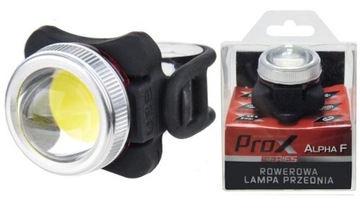 PROX LAMPA ROWEROWA Na Przód ALPHA F 130 lm Akumulator USB PRZEDNIA 3 Tryby