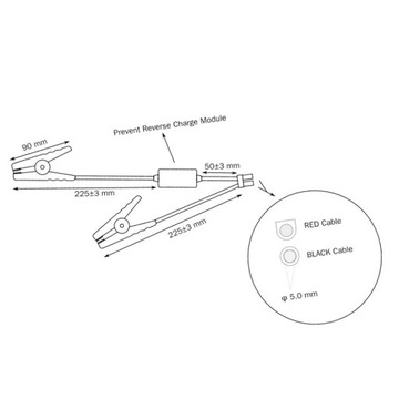 Подключение автомобильного аккумулятора. Усилительный кабель. Перемычка стартера. Предотвращение обратного хода.