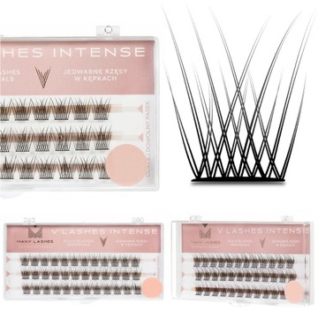 RZĘSY MANY BEAUTY V-LASHES INTENSE 0,07 C 11mm