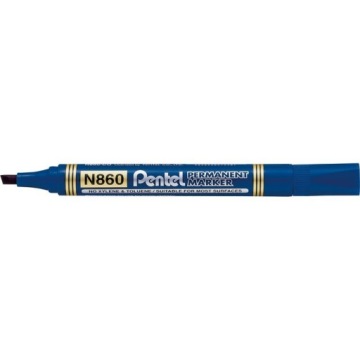 Маркер перманентний скошений PENTEL N860 - синій