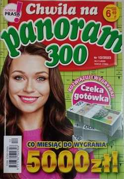 Krzyżówki Chwila na panoram 300 12/23 PANORAMICZNE