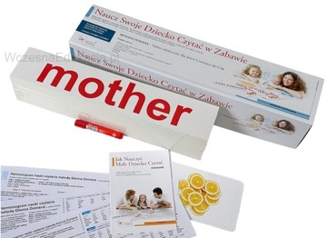 Czytanie globalne ANGIELSKI - Metoda Domana - Pakiet 1 (etap 1 i 2) karty