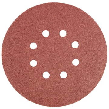Диски абразивные 150 мм, К120, 5 шт., с 8 отверстиями