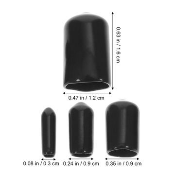 ЗАЩИТНЫЙ КРЫШКА С РЕЗИНОВОЙ РЕЗЬБОЙ КРУГЛЫЙ ШЕИ