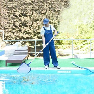 КОМПЛЕКТ ДЛЯ БАССЕЙНА, ТОНКАЯ СЕТКА ДЛЯ БАССЕЙНА 146 СМ, СКИРМЕЙНЕР ДЛЯ ЛИСТОВ ДЛЯ БАССЕЙНА