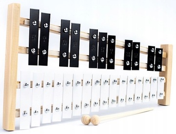 ШКОЛЬНЫЕ ЗВОНКИ, ЗВОНКИ, 27 ТОНОВ, ХРОМАТИЧЕСКИЕ, ДЕРЕВЯННЫЕ ПАЛОЧКИ