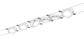 RoundMac LED system linkowy DC 6x4W Biały Mat 230V/12V DC 36VA Metal