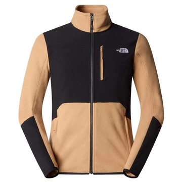 Polar męski The North Face GLACIER Pro Fz Almndbtr/Blk - XL