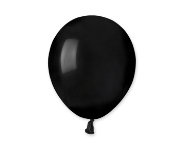 Balony pastelowe czarne Urodziny 5 cali 100 szt