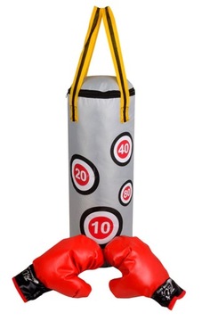 Боксёрская груша с тренировочным комплектом в перчатках