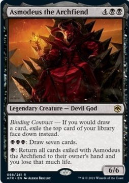 MTG Asmodeus the Archfiend AFR Rare