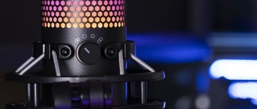 Микрофон HyperX QuadCast S, потоковая передача со светодиодной подсветкой RGB, игры 4P5P7AA