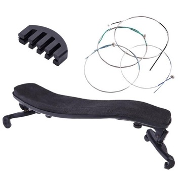 Violin Parts Rubber Practice +4 Strings for 3/4 4/4 Violins