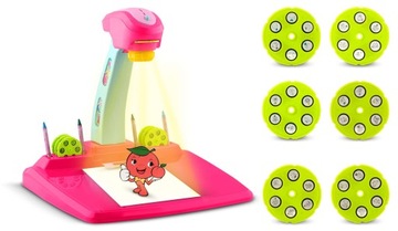 ПРОЕКТОР ДЛЯ ОБУЧЕНИЯ РИСОВАНИЮ RICOKIDS ПРОЕКТОР + 36 СЛАЙДОВ И 12 МЕЛКОВ