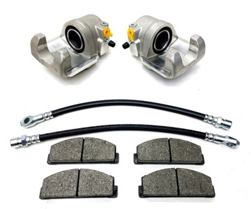 ZACISK HAMULCOWY FIAT 125p + KLOCKI + PRZEWÓD Nowe
