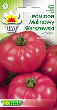 POMIDOR MALINOWY WARSZAWSKI WCZESNA 0,5G NASIONA