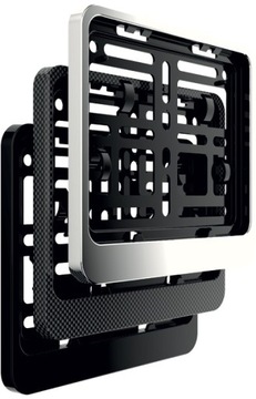 Ramka tablicy rejestracyjnej do skutera CHROM