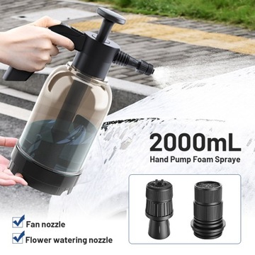 2000mL pompa ręczna opryskiwacz piankowy z 2 rodza