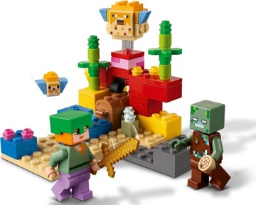 LEGO MINECRAFT 21164 ЗАТОНЕВ КОРАЛЛОВЫЙ РИФ