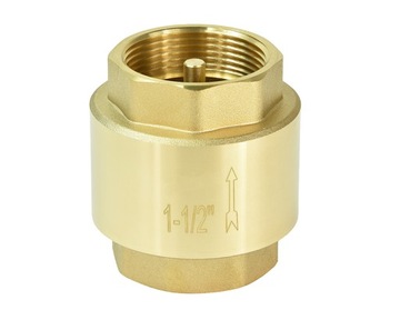 ZAWÓR ZWROTNY MOSIĘZNY 1 1/2'' CALA Z GRZYBKIEM ZAWOREK DN40