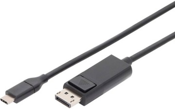 Przejściówka USB-C Digitus AK-300333-020-S 2 m czarna