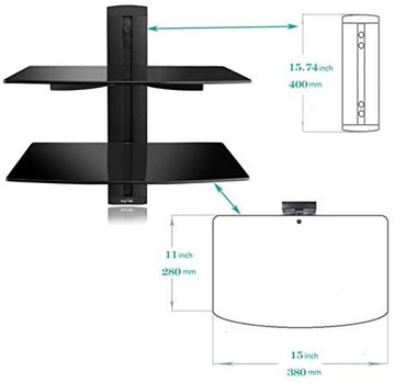 СУПТЕК CS202 полка настенная (1654)