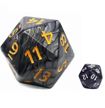 KOSTKA RPG TWÓJ RUCH GIGANTYCZNA KOSTKA K20 5,5 CM
