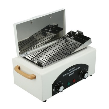 Высокотемпературный стерилизатор со съемным резервуаром из нержавеющей стали.