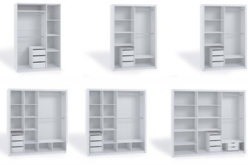 Гардеробные контейнеры из коллекции Dono, 4 цвета.