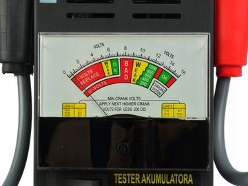 Аналоговый тестер для проверки аккумуляторов 6/12В.