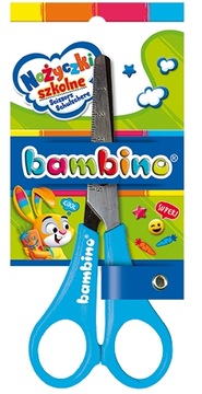 Nożyczki Bambino PODZIAŁKA BEZPIECZNE ZAOKRĄGLONE szkolne dla dzieci