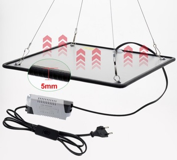 ПАНЕЛЬНЫЙ ПОДВЕСНОЙ СВЕТИЛЬНИК ДЛЯ ВЫРАЩИВАНИЯ РАСТЕНИЙ ПОЛНЫЙ СПЕКТР 50ВТ 500 LED