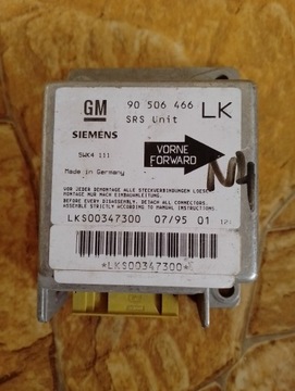 OPEL VECTRA A MODUŁ SENSOR AIRBAG 90506466