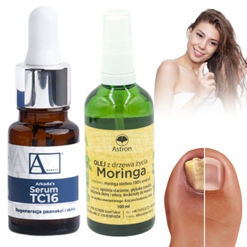 Arkada Serum kolagenowe TC16 Olej moringa regeneracja paznokci skóry włosów