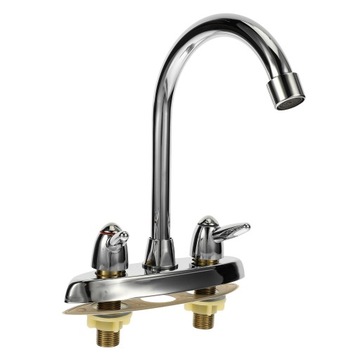 Podwójny kran obrotowy do zlewu kuchennego DUAL