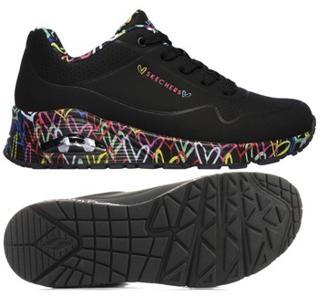 Buty Skechers Uno Loving Love OBUWIE MODNE STYLOWE ODDYCHAJĄCE TRENINGOWE