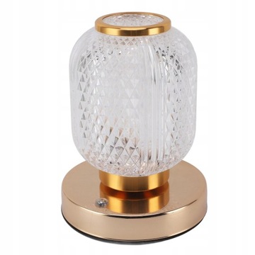 LAMPKA KRYSZTAŁOWA RÓŻA LED LAMPA DIAMENTOWA NOCNA RGB