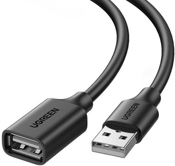 Удлинительный кабель USB 2.0 длиной 2 м, прочный удлинительный кабель Ugreen