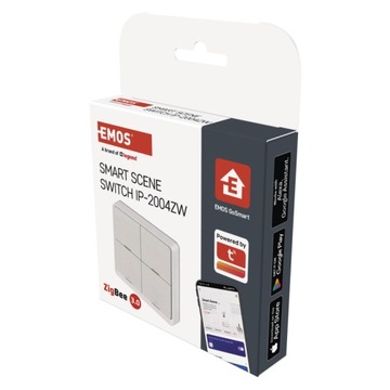 Интеллектуальный переключатель сцен EMOS IP-2004ZW, ZigBee 3.0, четырехкнопочный